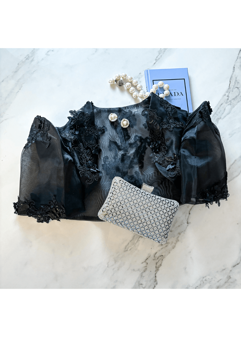 "Eva" Classic 3D Lace Filipiniana Bolero